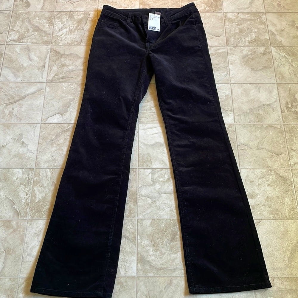 Divided By H&M Black Corduroy Flair Pants